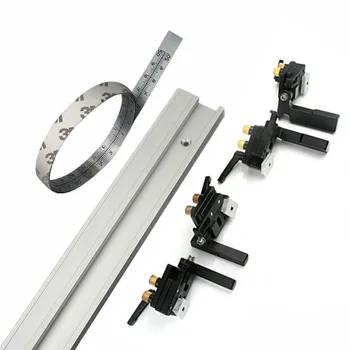 La Aleación de aluminio de la Tolva del Calibrador de Inglete T Pista de Inglete Pista Jig Tapón Deslizante T-Ranura para el Router de la Tabla de sierras de cinta de Carpintería Herramientas de BRICOLAJE