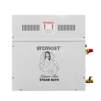 STCMOET 6kw Generador de Vapor, Sauna, Baño de Vapor para el Hogar Ducha de SPA con Controlador Digital de la Temperatura y el tiempo