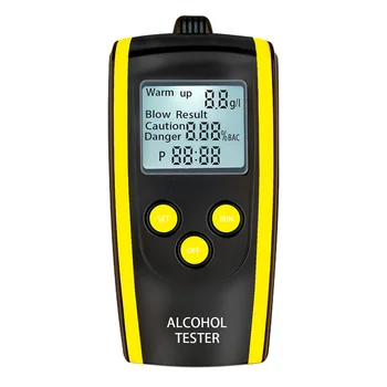HT-611 Sin Contacto de Alcoholemia Tester Medidor Digital del LCD Analizador de Alcohol en el Aliento