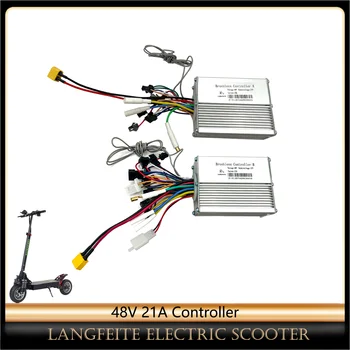 Langfeite 48V 21A Scooter Eléctrico de DC sin Escobillas del Motor Controlador Con Pantalla LCD Y Conexión de Líneas Para L8 E-Skuter Partes