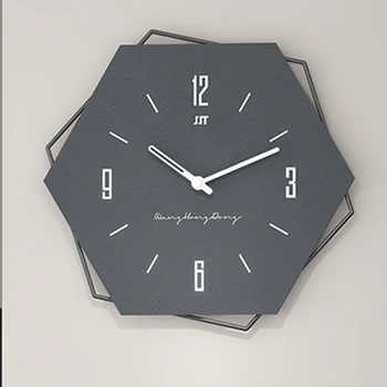 Marcando Minimalista Reloj Silencioso De La No Calidad Digital De Cristal Gris De La Pared De Madera Del Reloj De Moda Relogio De Parede Vivir Decoración De La Habitación