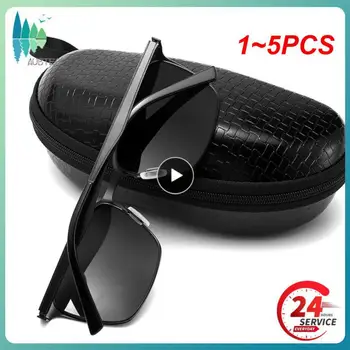 1~5 UNIDADES más nuevas Gafas de sol Polarizadas Marco Cuadrado Hombres Mujeres Gafas de Sol de Marca Diseño Clásico de las Gafas de Viajes de Pesca Ciclismo