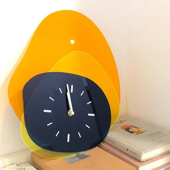 Irregular Reloj Nórdicos Sala De Estar Dormitorio Decoración Creativa Reloj De Pared De Acrílico Personalizado Hogar Reloj De Pared De Diseño Moderno