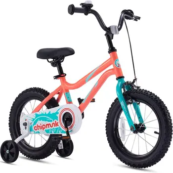 Ardilla Bicicleta Niños de las Niñas de 16 Pulgadas de Bicicletas con Ruedas de Entrenamiento y Soporte Rojo