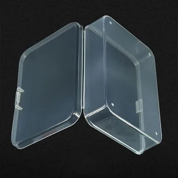 Artesanías Neads Organizador rectangulo Caso 5 x Caja de Plástico de la Joyería de Embalaje de la Recepción de Contenedor de Almacenamiento de Portero