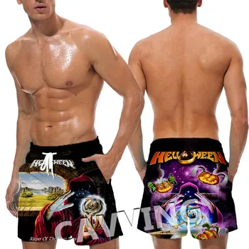 Nueva Moda de la Impresión en 3D de Helloween Banda de Playa de Verano pantalones Cortos Ropa de los Hombres de secado Rápido Vacaciones Casual pantalones Cortos para las Mujeres/los Hombres