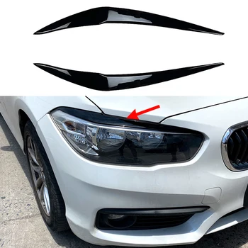 ABS de Plástico de los Faros Cejas, Párpados para BMW F20 F21 estiramiento facial 2015-2019 Alerón del Coche de los Párpados la Luz de la Lámpara Cejas Cubre Recorte