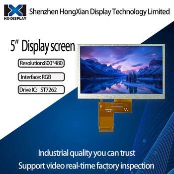 Boe de 5 Pulgadas con 800*480 LCD de Pantalla de IPS Full Vista de HD de la Pantalla LCD Puede Sincronizar G+G de la Pantalla Táctil de Envío Gratis