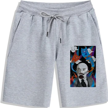 Hombres pantalones cortos para los hombres Castro Guevara, Lenin Partidos Comunistas Impreso de la Moda de dibujos animados de los hombres pantalones Cortos de la mujer