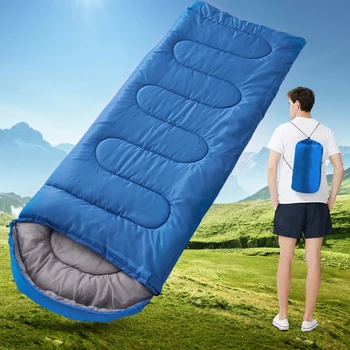 Ultraligero Bolsa de Dormir Cómodo Impermeable Bolsa de Dormir Ligero, con Compresión del Saco de Dormir para Acampar al aire libre Debe Tener