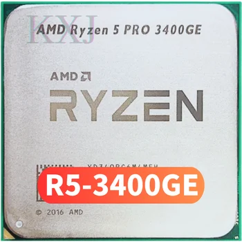 AMD Ryzen 5 3400GE R5 3400GE 3.3 GHz Utilizado Quad-Core de Ocho Hilo de 35W Procesador de la CPU YD3400C6M4MFH Socket AM4