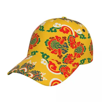Sombrero de Golf de los hombres Gorra de Béisbol de los Deportes Amarillo Barroco Casual Snapback Sombrero de Moda al aire libre de Hip Hop Sombreros Para Hombres, Mujeres y Unisex