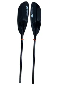 Premium Negro de Fibra de vidrio Kayak Paddle, 87 pulgadas