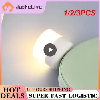 1/2/3PCS conector Mini USB Lámpara de 5V Super Brillante de los Ojos Protección de la Luz del Libro de Equipo Móvil de Carga de Alimentación USB Pequeña Ronda de Noche LED