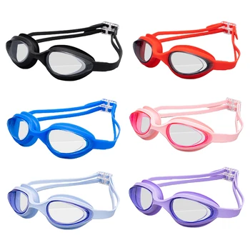 Unisex Unisex Gafas de Natación Silicona Impermeable Gafas de Natación Traje de Hebilla Ajustable Seguro Elástico Suave para los Deportes Profesionales