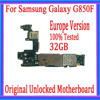Para Samsung Galaxy Alpha G850F de la Placa base Original, Desbloqueado Con Chips de IMEI OS Full Desbloqueado Mainboard Toda la Lógica de la Junta de