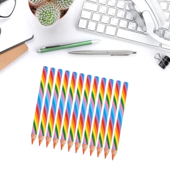 La madera del arco iris Lápices de Colores Conjuntos, Lápices Multicolores para el Adulto el Niño el Dibujo de Envío de la Gota