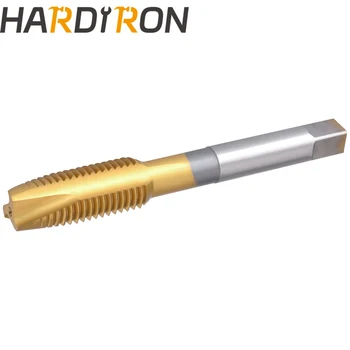 Hardiron M7 X 0.75 Espiral Punto de Toque, HSS recubrimiento de Titanio Espiral Punto Tapón Roscado Toque M7 x 0.75