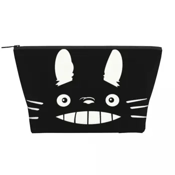 Personalizado de Mi Vecino Totoro de Hayao Miyazaki (el Viaje Bolsa de Cosméticos para las Mujeres Studio Ghibli de artículos de Tocador de Maquillaje Organizador de Almacenamiento Kit de Dopp