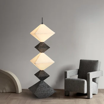 El estilo italiano piso de la sala de la lámpara, posmoderno minimalista atmósfera accesorio de iluminación