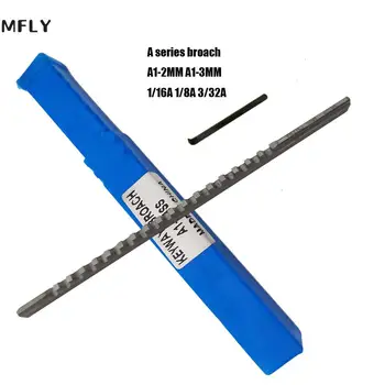 3mm Push-Tipo de Ranura de Abordar A1 Métrica Tamaño HSS Ranura de la Herramienta de Corte cuchillo para el Router del CNC de la Metalistería
