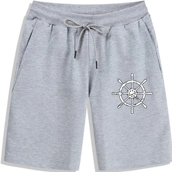 STEUERRAD Herren shorts para hombre - azul marino/WEISS - S BiLeisure - Schiff Ruder Anker cool de la Moda Casual de Alta Calidad de Impresión Cortos