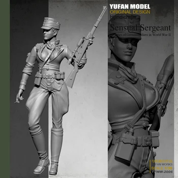 Yufan Modelo 1/35 Femenino Francotirador Resina Soldado Incoloro Y Auto-ensambladas Yfww-2006