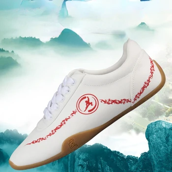XIHAHA de Lona Par de Kung Fu Tai Chi Zapatos Arte Marcial de Zapatos de Hombre Zapatillas de deporte Suave Antideslizante Libre Suela Flexible de los Hombres Zapatos de las Mujeres