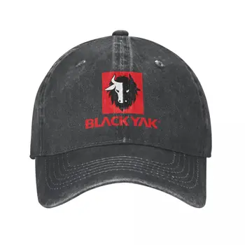 Vintage Blackyak Logotipo De Gorras De Béisbol Unisex Angustiado Lavado De Sol Gorra Al Aire Libre Todas Las Temporadas De Viaje Ajuste Ajustable Sombreros Cap