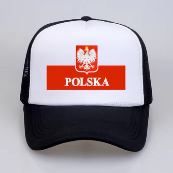 Polaco Águila Polonia Símbolo de la Moda de las tapas para los hombres de verano de Malla Transpirable de gorras de camionero de impresión hombre Águila gorra de béisbol gorras