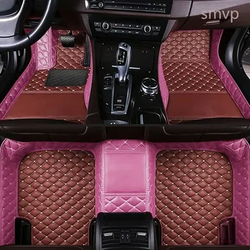 Cuero Artificial de Coche alfombras de Piso para Suzuki S-Cross 2017 2016 2015 2014 Custom Auto Estilo Pie Almohadillas de Alfombras de Automóviles de la Cubierta