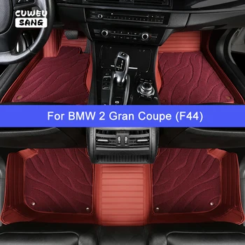 CUWEUSANG de encargo del Coche alfombras de Piso Para BMW 2 Gran Coupé F44 Lujo de Accesorios de Automóviles Pie de la Alfombra
