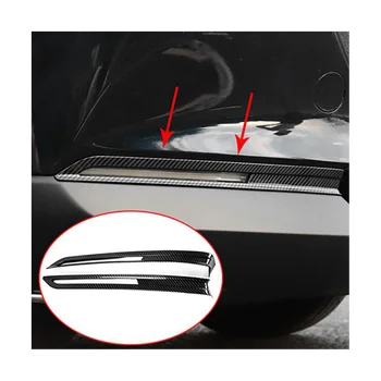 Coche de Fibra de Carbono en el Parachoques Delantero de la Niebla de la Luz de la Lámpara del Marco de la Cubierta de ajuste para el Mazda CX30 CX-30 2020 2021