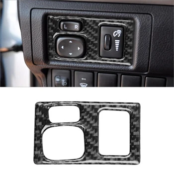 Para Lexus CT 2011-2017 de Fibra de Carbono a la Luz Tenue de Control de Ajuste de la Cubierta del Panel de Guarnecido de la etiqueta Engomada Accesorios Decorativos