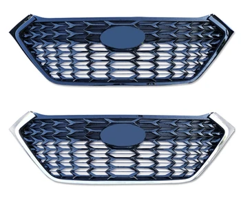 Adecuado para Hyundai Tucson 2015-2018 de alta calidad cromado paragolpes delantero rejilla del radiador rejilla del radiador 1PCS