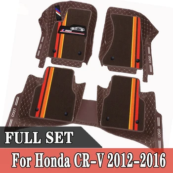Coche alfombras de Piso Para Honda CR-V CRV 2012 2013 2014 2015 2016 Alfombras Personalizadas Alfombras Interiores de Automóviles Mat Accesorios Coche-estilo