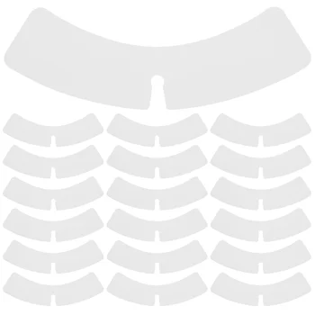 100 Pcs Cuello Permanece Vestido de Camisa de Insertos de Plástico para Hombres Camisas de Shaper Pegamento Protectores para Hombre Pequeño Soporte