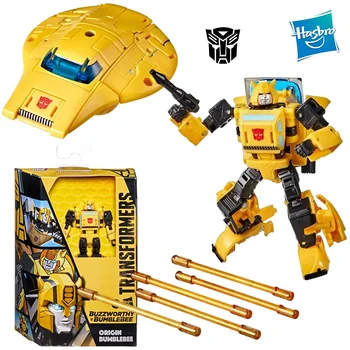 Hasbro Transformers WFC G1 Origen Bumblebee 12Cm de Lujo de la Clase Original de la Figura de Acción del Modelo de Niño de Juguete de Regalo de Cumpleaños de la Colección